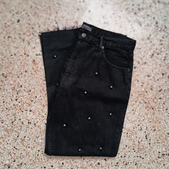 Zara Black Pearl Jeans - Picture 2 of 8